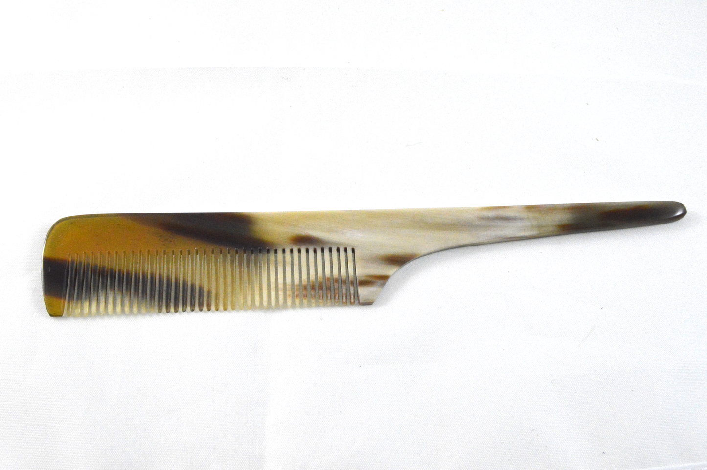 Horn Stielkamm / Toupierkamm 20.5cm / sehr feine Zahnung