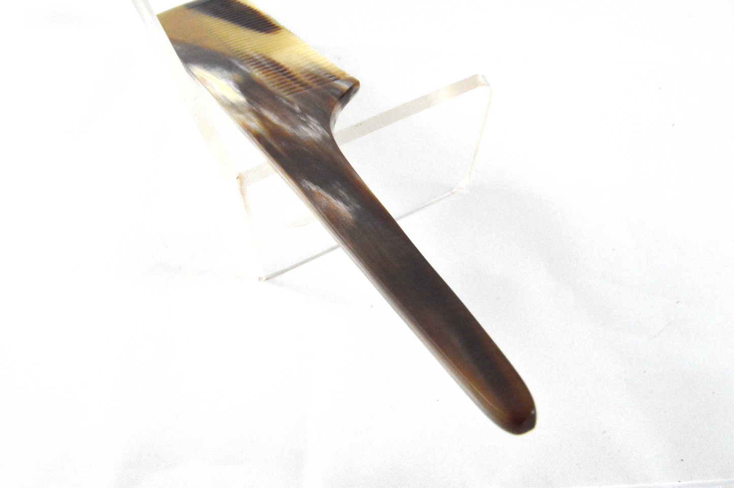 Horn Stielkamm / Toupierkamm 20.5cm / sehr feine Zahnung
