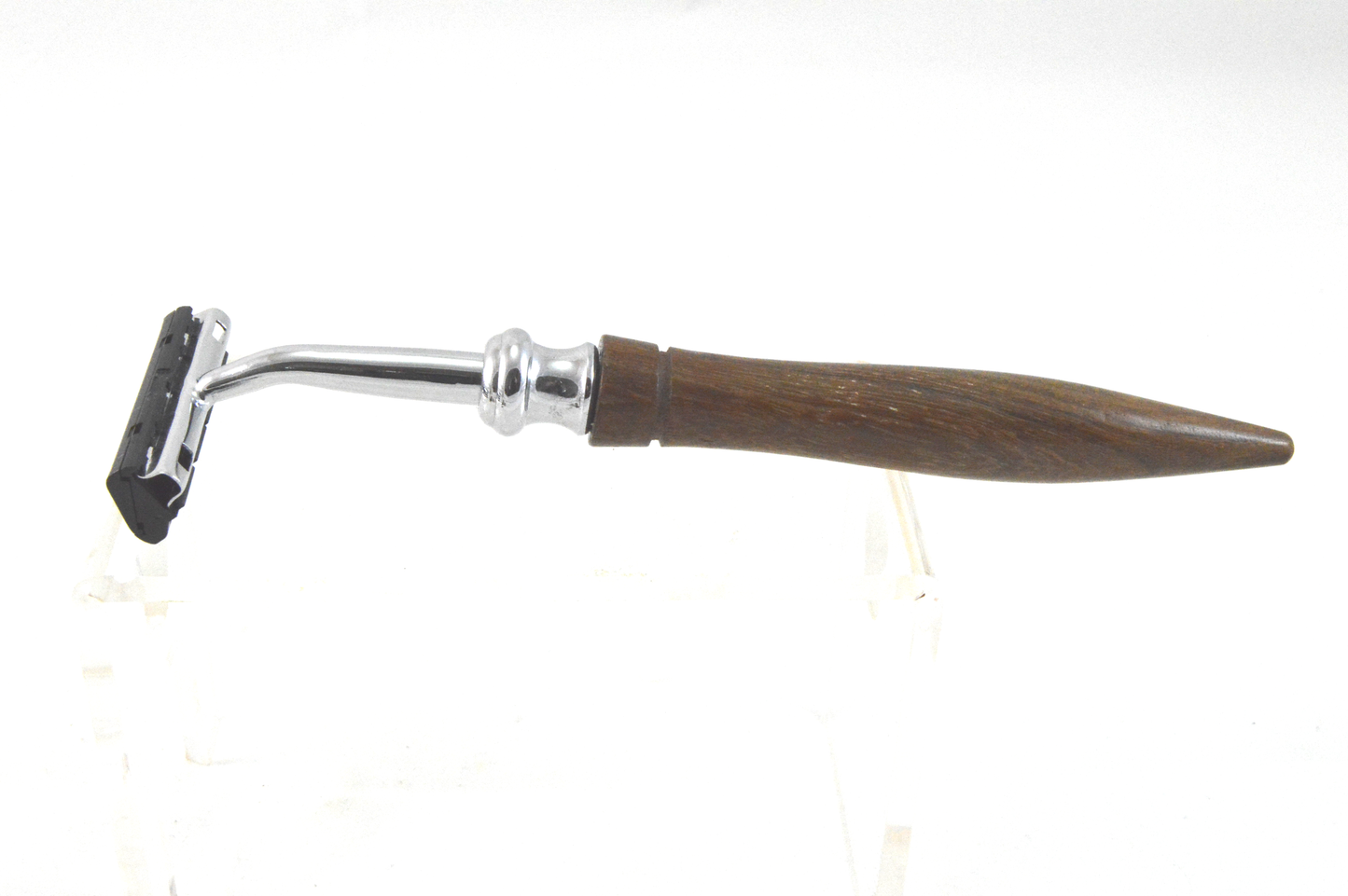 Rasierset für Gillette G2 aus Shesham Holz und Messing