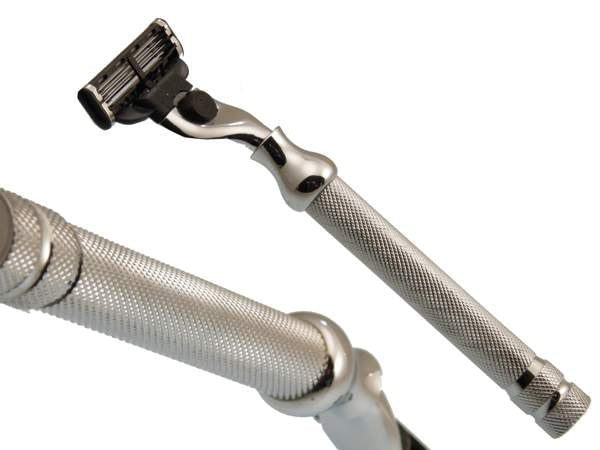 Heavy solid brass razor model 666