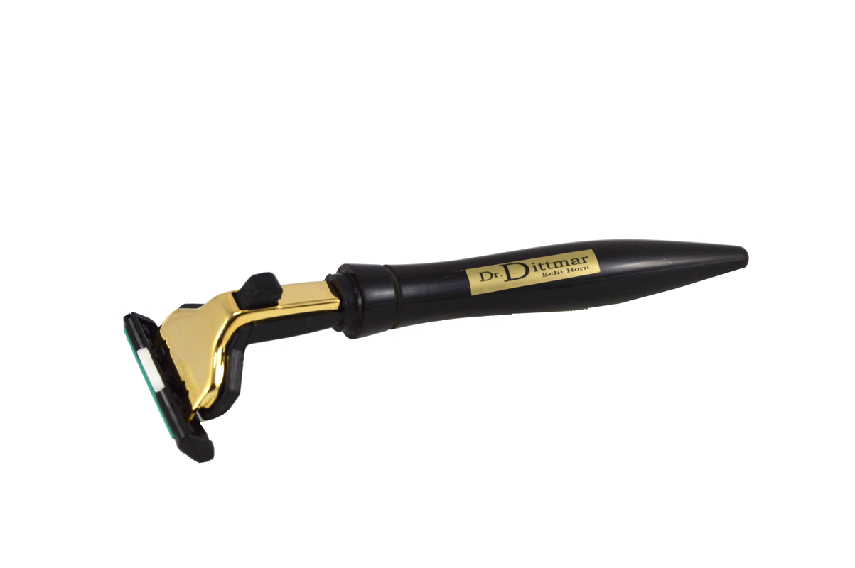Contour razor real buffalo horn