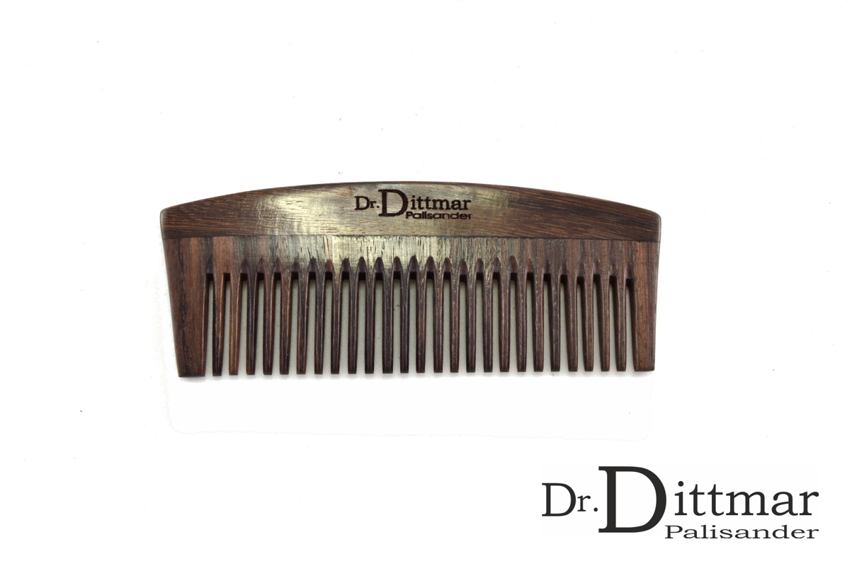 Kleiner Taschenkamm 10,5 cm lang / echt Palisander