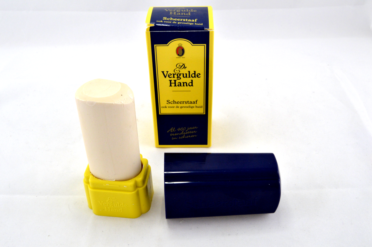 Vergulde Hand Shaving Stick with Sleeve