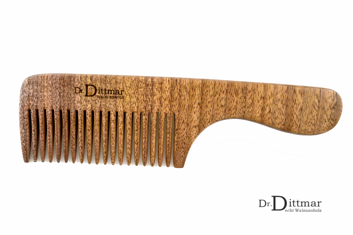 Extra Großer Nussbaumholz Griffkamm