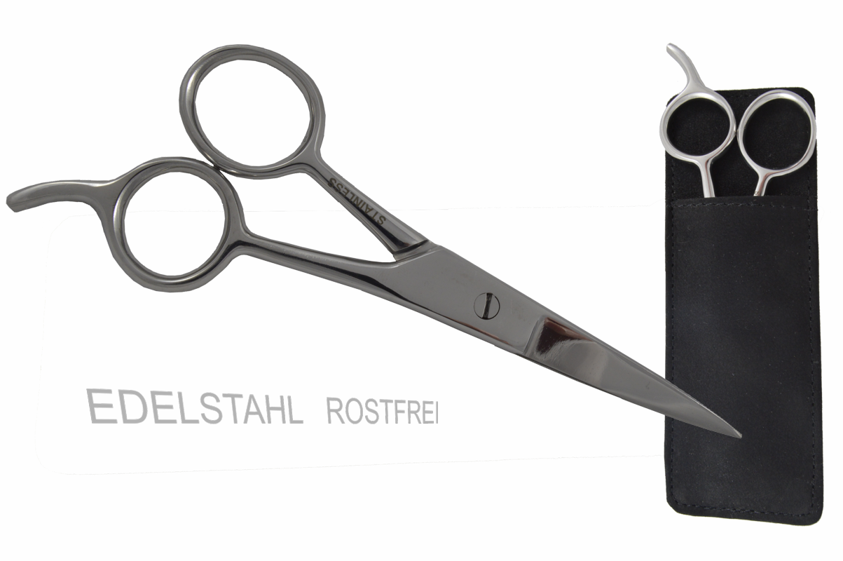 Bartschere -Professionell- Edelstahl (Friseurschere)