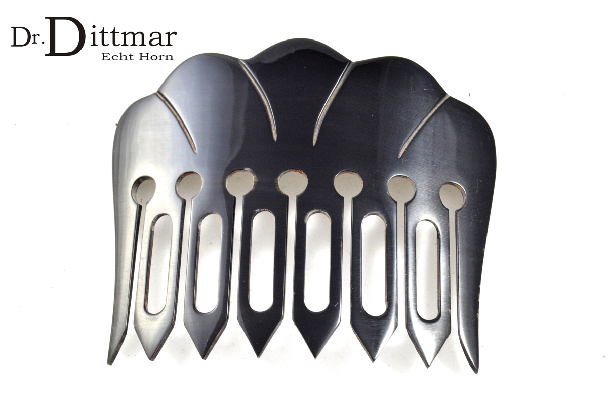 Comb or decorative comb buffalo horn