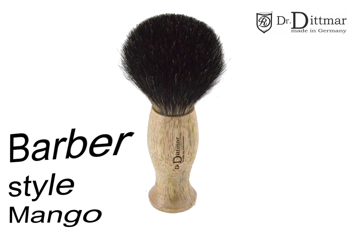 Barber Style Mango Wood 100% Badger
