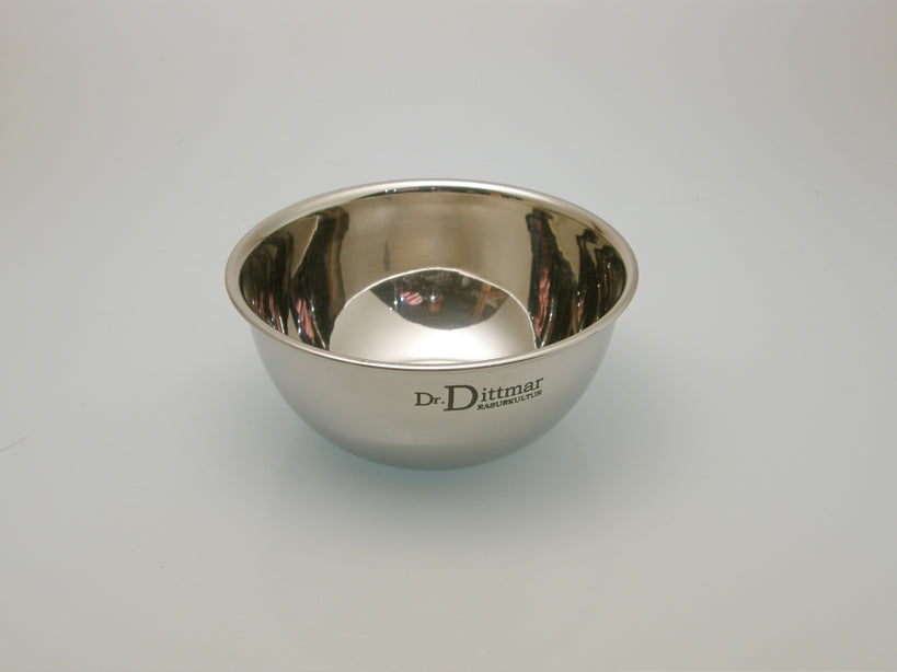 Kleine Rasierseifenschale Edelstahl