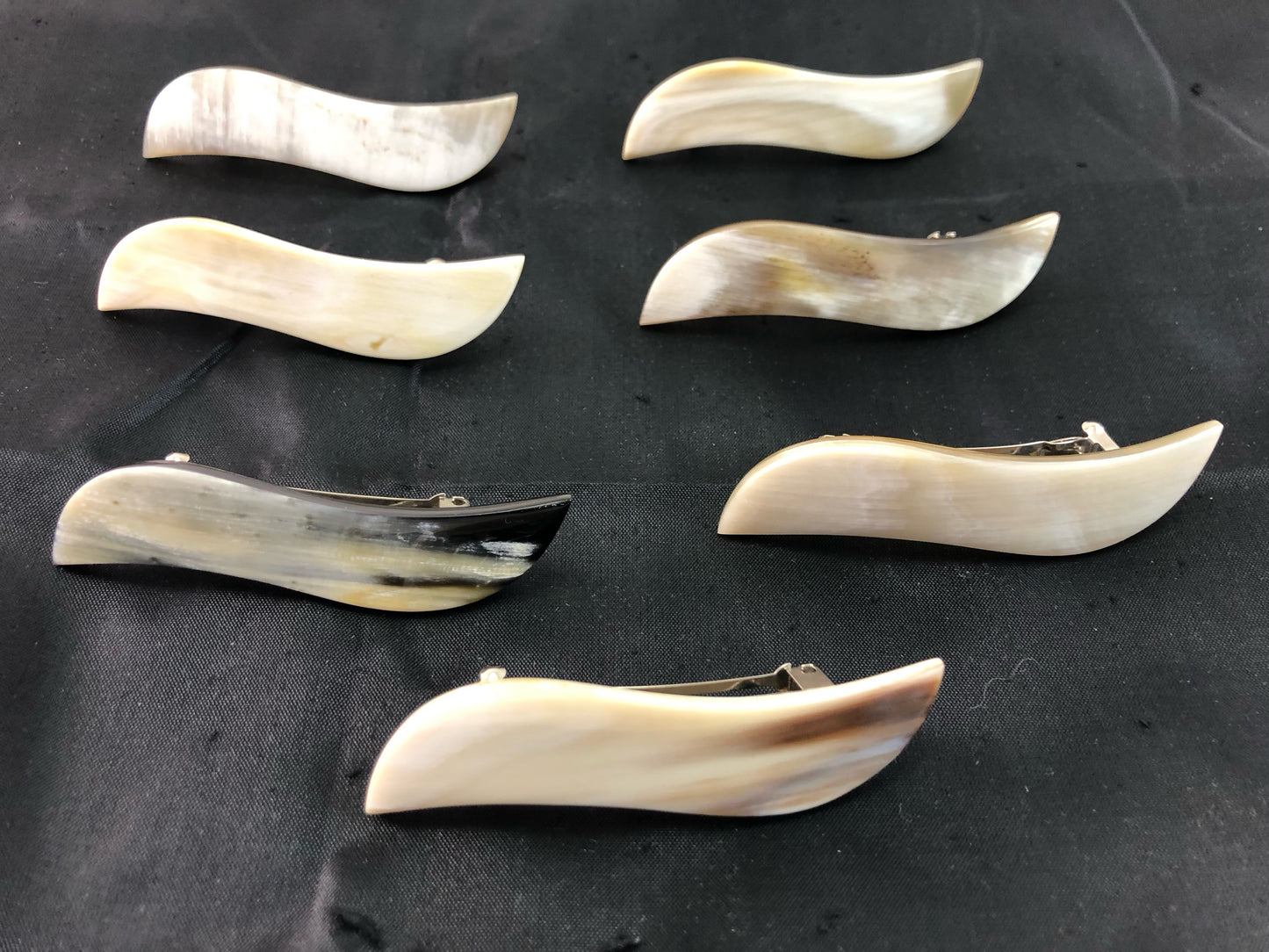 Horn Haarspange Welle