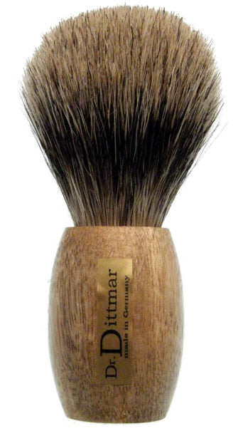 Shaving brush made of mango wood badger silvertip plucking =Fässle=