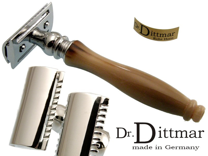 Safety razor with horn handle Dr. Dittmar No. 3
