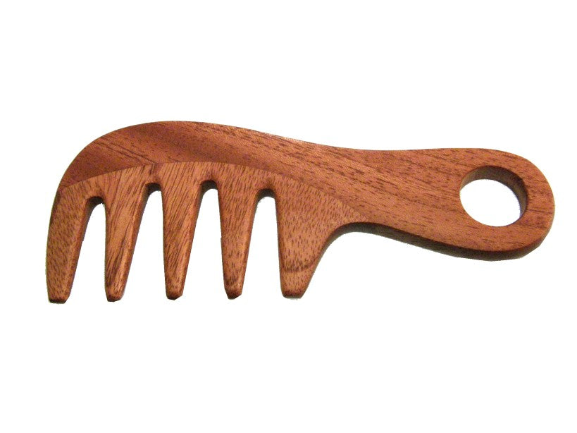 Afro Griffkamm aus Zedernholz