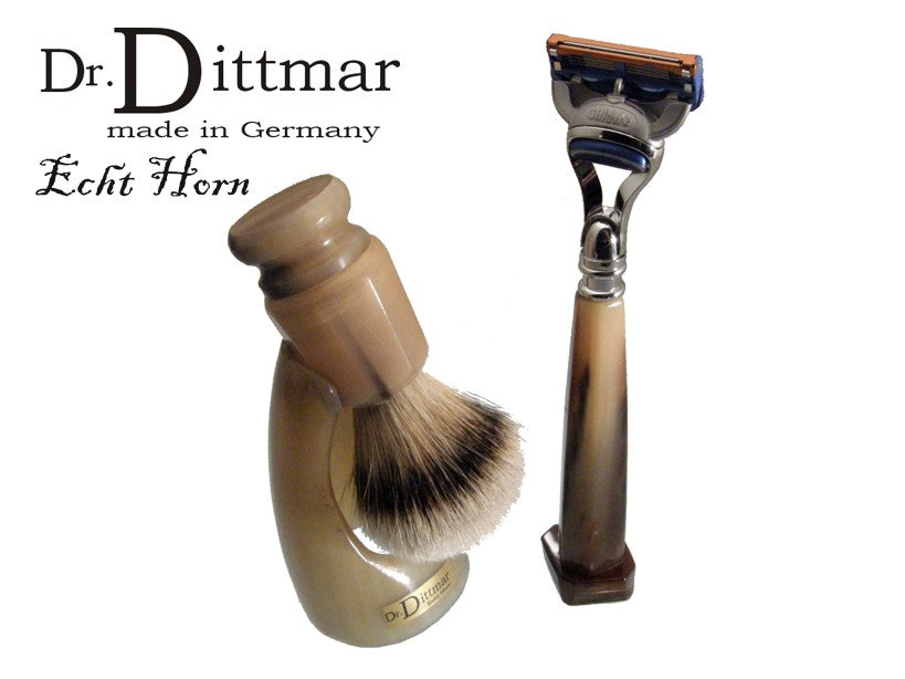 Irish Horn 4-piece shaving set