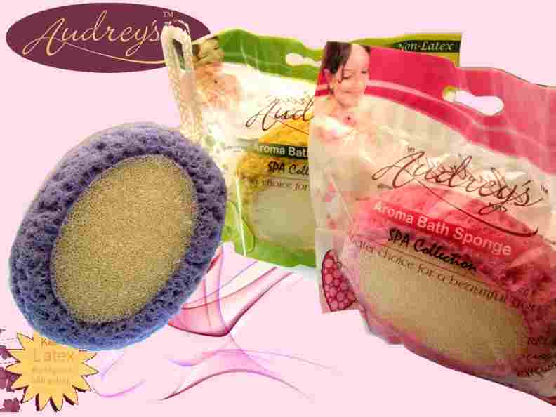 Bath sponge island strawberry