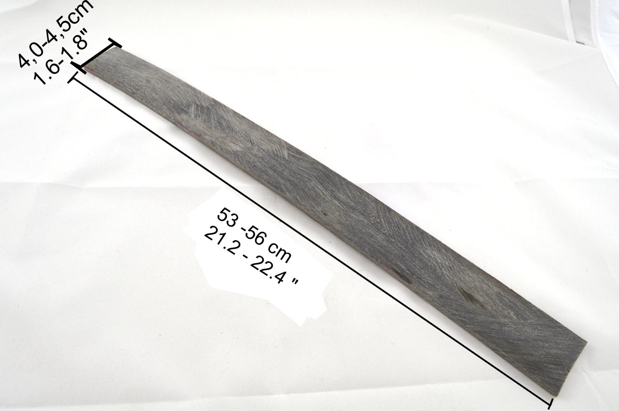 Büffelhorn Streifen 52-56 cm Länge / 5+mm Stärke
