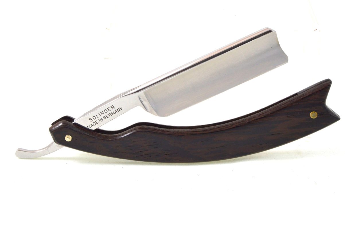 Aust Rasiermesser Karbonstahl 7/8" mit Wengé Holzheft