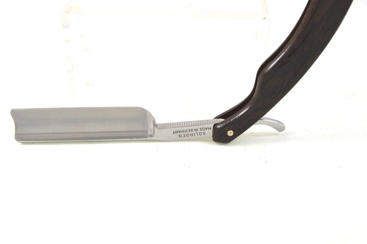 Aust Rasiermesser Karbonstahl 7/8" mit Wengé Holzheft