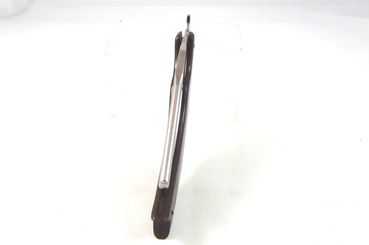 Aust Rasiermesser Karbonstahl 7/8" mit Wengé Holzheft