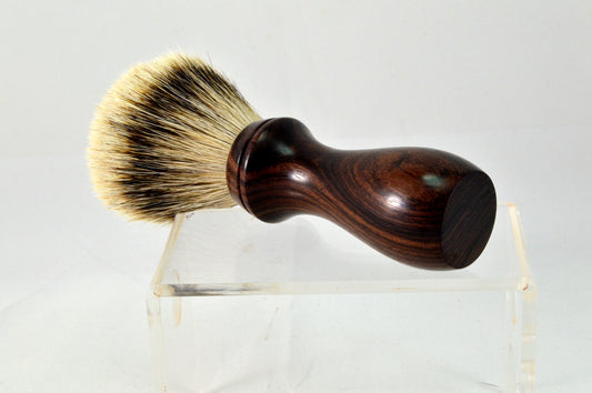 Barber Style Palisander / Rasierpinsel mit langem Griff