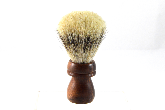 Classic Style 100% Badger Shaving Brush Real Cedarwood VASE