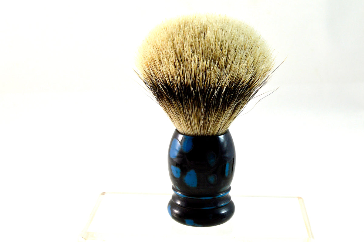 Schwarz Blau Premium Silberspitz 20mm mit Griff aus Edelkunstharz