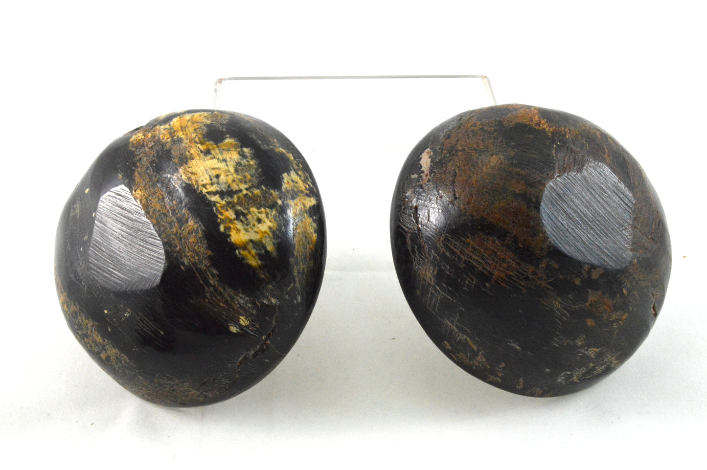 Rasierseifenschale aus Büffelhorn Natur -schwer-