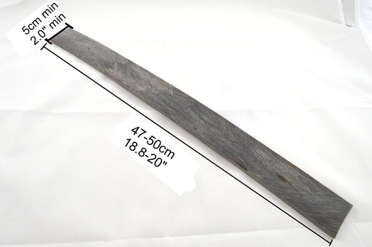 Büffelhorn Streifen, Plattenmaterial 5mm dick, mind. 46cm (18.4 inches) lang und 5cm breit